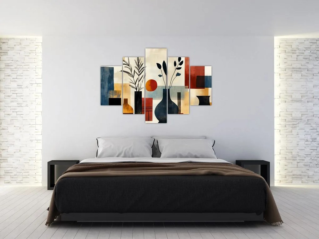 Tablou - Vaze cubiste (150x105 cm)