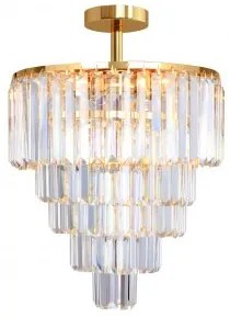 Lustra clasica 10 becuri E14 FC17106/6+3+1-GLD ZUMALINE