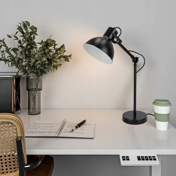 Lampă de masă 1x E27, 40W, 230V, neagră