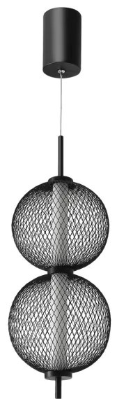 Lustru LED suspendat pe cablu PUMA LED/10W/230V Ø 14 cm negru