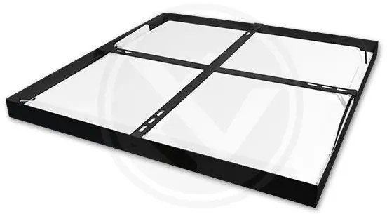 Panou LED aplicat LVT4189, 600x600mm, 60W, 4800lm, lumina neutra, negru, IP20, Masterled