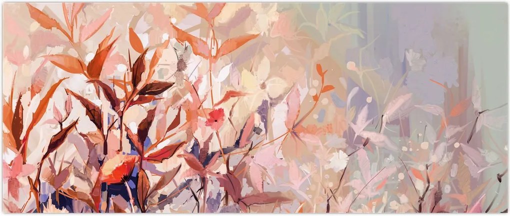 Tablou - Pictura pastel toamnă (120x50 cm)