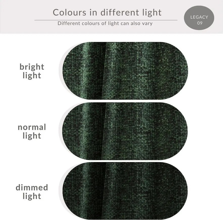 Colțar verde închis extensibil/cu spațiu de depozitare cu tapițerie din chenille (cu colț pe partea stângă/cu șezlong) Leon – Maison de Rêve