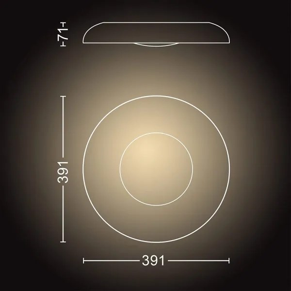 Philips 32613/30/P6 - Lampă LED Hue STILL dimabilă 27W/230V + DO