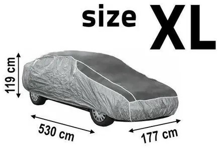Prelată de protecție antigrindină Compass XL, 530 x 177 x 119 cm