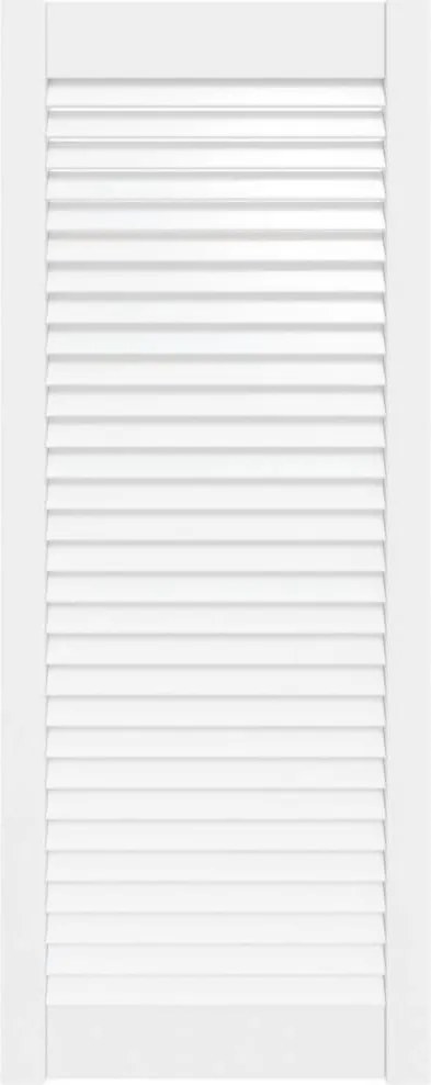 vidaXL Ușă de dulap design lambriu, alb, 99,3x39,4 cm, lemn masiv pin