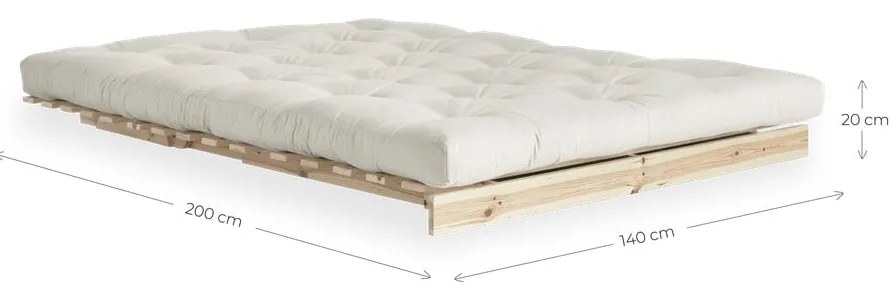 Canapea variabilă Karup Design Roots Black/Clay Brown