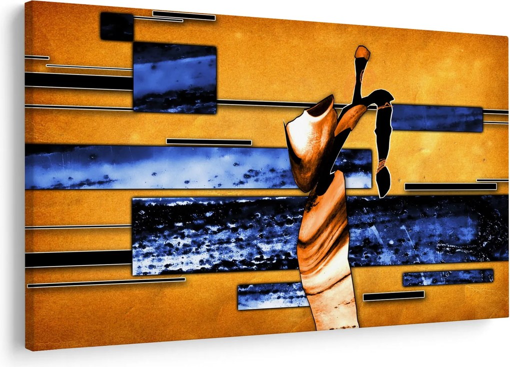Tablou picturii abstracte (90x60 cm)