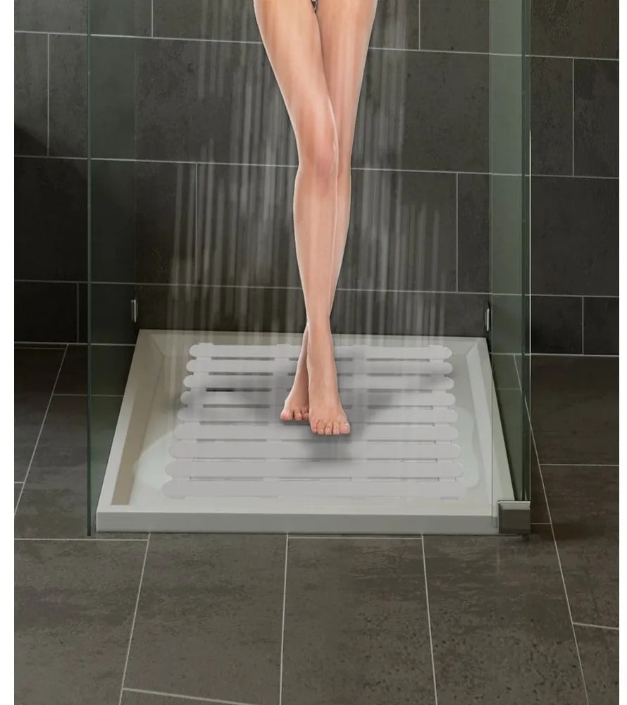 Covoraș de baie bej din plastic 50x80 cm – Wenko