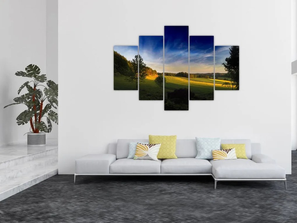 Tablou - Lunca de munte (150x105 cm)