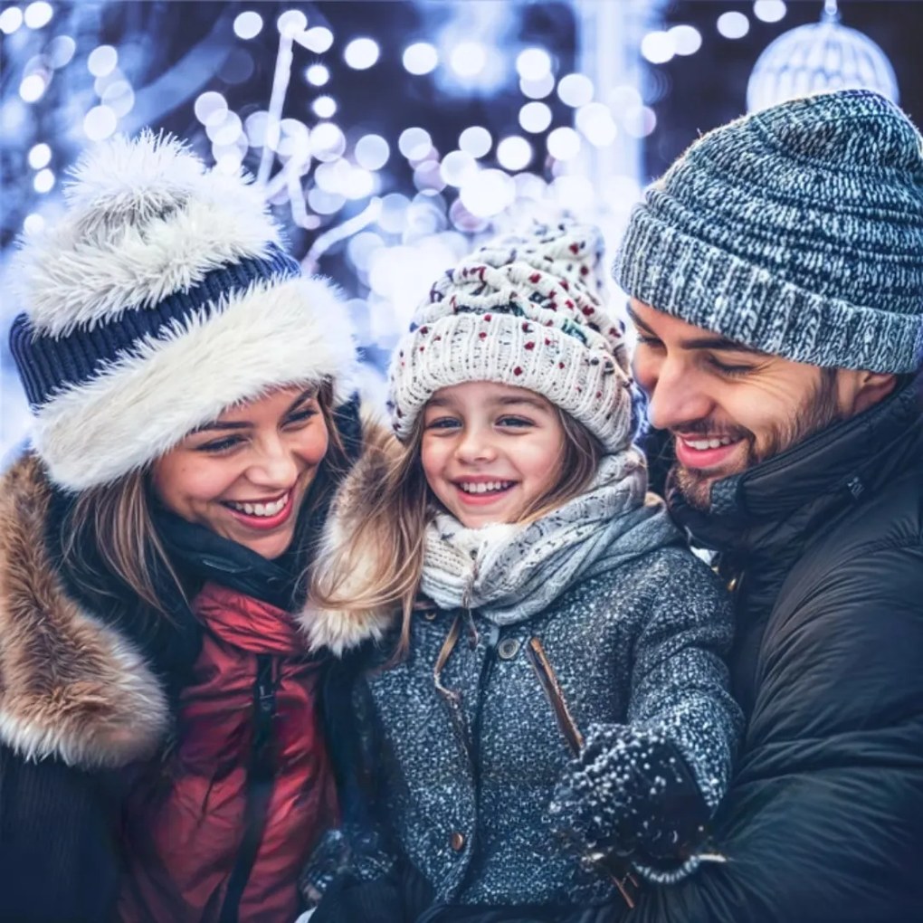 Șir luminos de Crăciun SIMPLE, 60m, alb rece Monzana