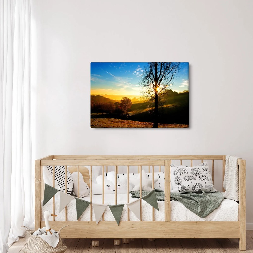Tablou cu răsăsrit de soare (90x60 cm)