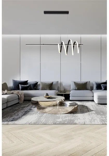 Searchlight 22510BK - Lustru suspendat pe cablu SWORD, LED dimerizabil, 40W/230V, 3000K