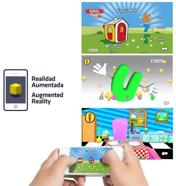 Căsuță de grădină pentru copii Injusa școală