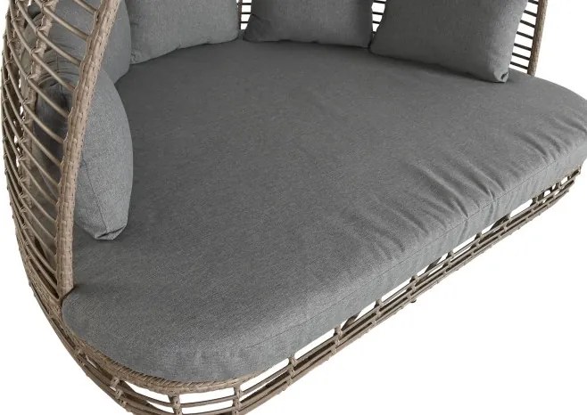 Pat de lounge din polirattan