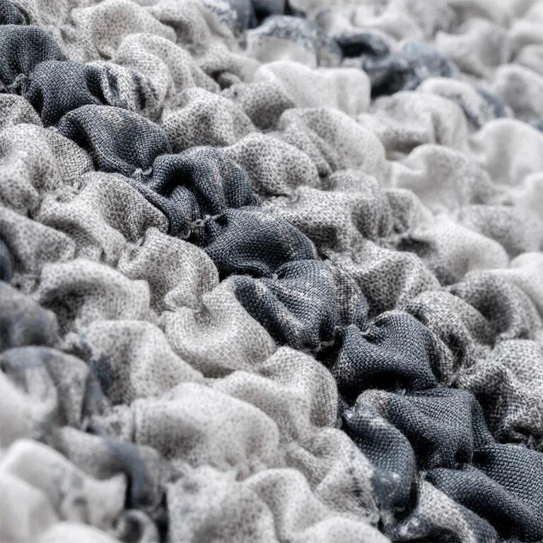 Huse bielastice OCEANO NOU gri-albăstrui fotoliu cu manere de lemn (l. 40 - 70 cm)