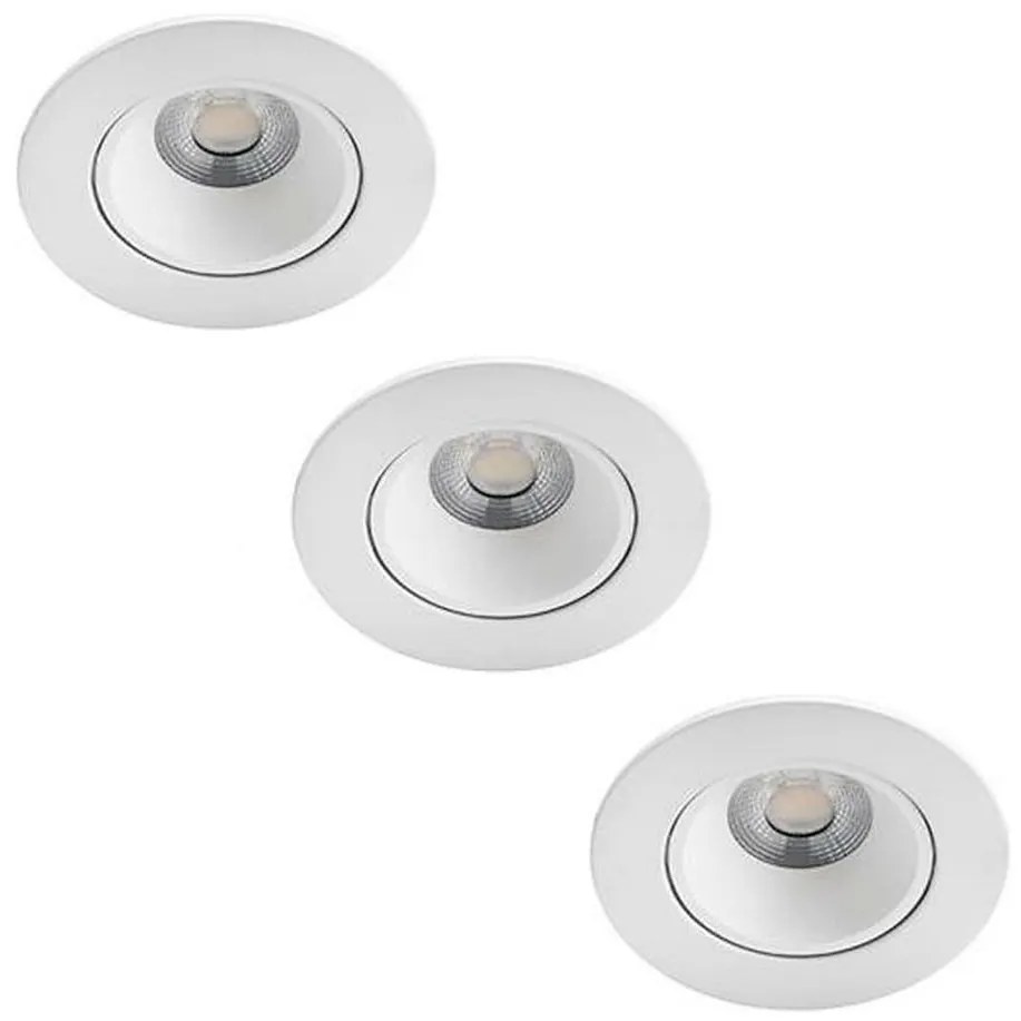 SET 3x corp de iluminat LED pentru baie dimabil ABROSA LED/9W/230V IP44 Philips