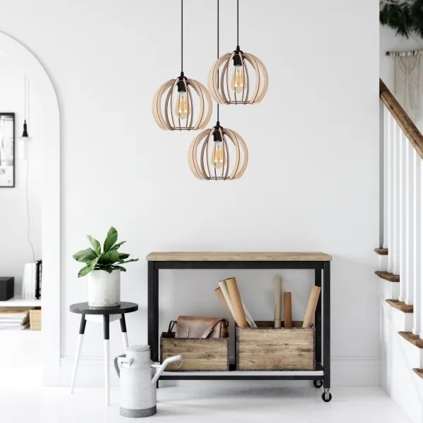 Lustră pe cablu DORO 3xE27/60W/230V