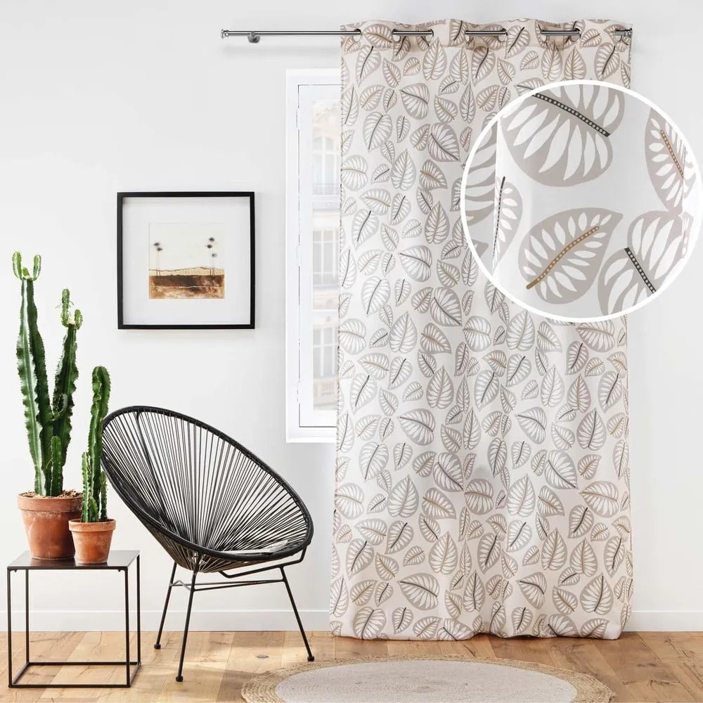 Draperie bej 140x260 cm Alma – douceur d'intérieur