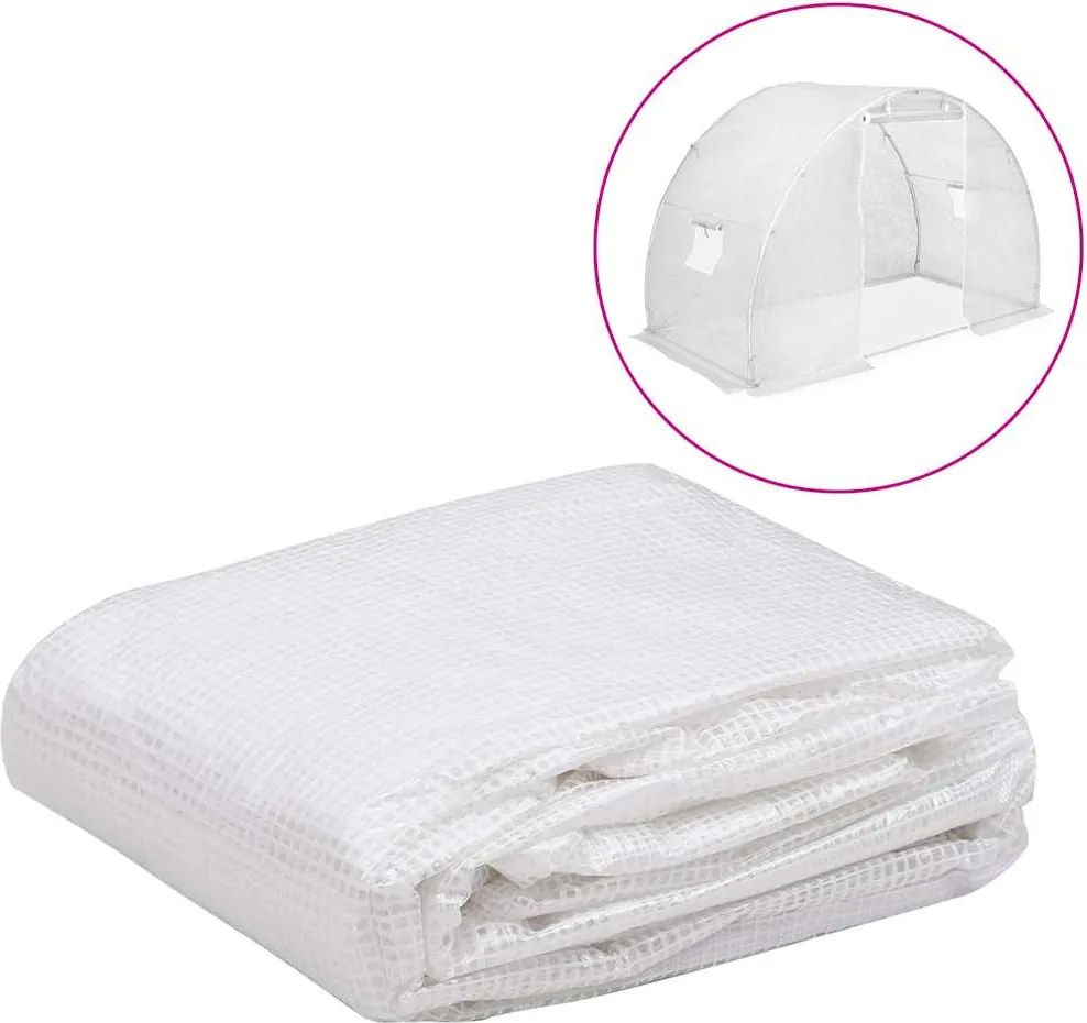 vidaXL Copertină rezervă pentru seră (4,5 m²), transparent, 3x1,5x2 m