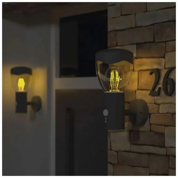 Aplică de exterior cu senzor ARTEO 1xE27/15W/230V IP44