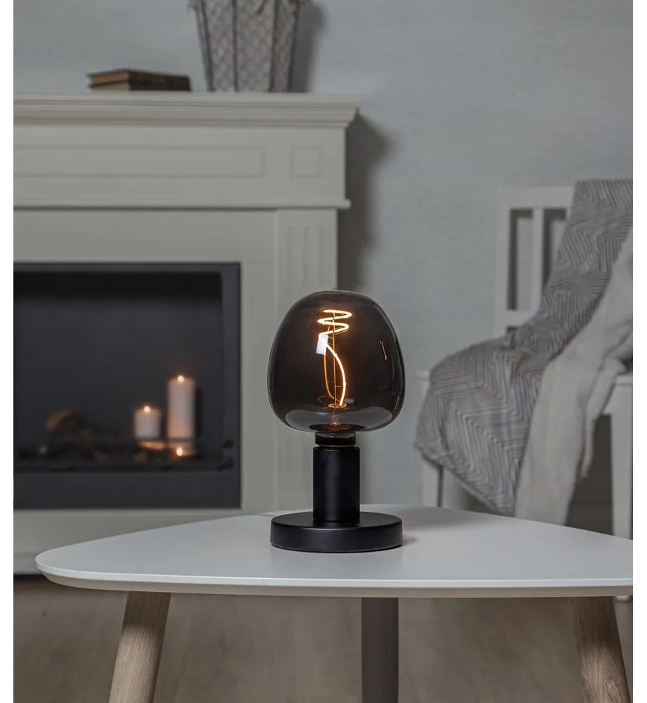 Bec LED E27, cu lumină caldă 2 W Black Apple – Star Trading