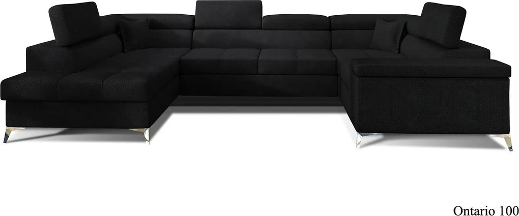 Colțar lemn masiv Formă U Extensibil Tango 350x202cm Personalizabil