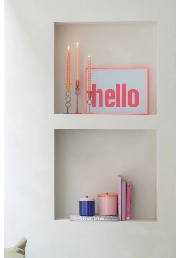 Sfeșnic din sticlă Duo Colores – PT LIVING