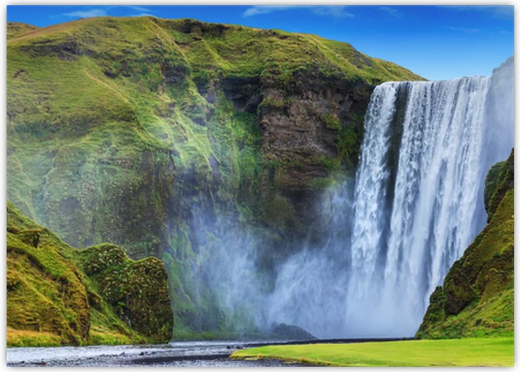 Tablou - Cascada Seljalandsfoss (70x50 cm)