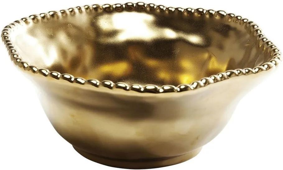 Bol Kare Design Bell Gold, ⌀ 16 cm, auriu