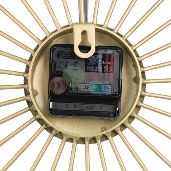 Ceas de perete Eglo 425514 MATSUMOTO 1xAA 50x50 cm auriu