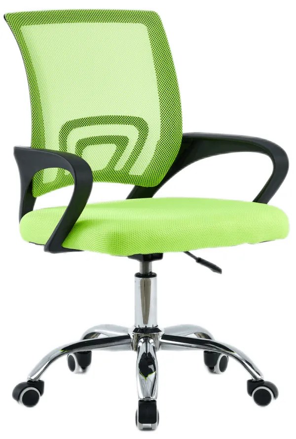 Scaun de birou, verde/negru, DEX 4 NEW