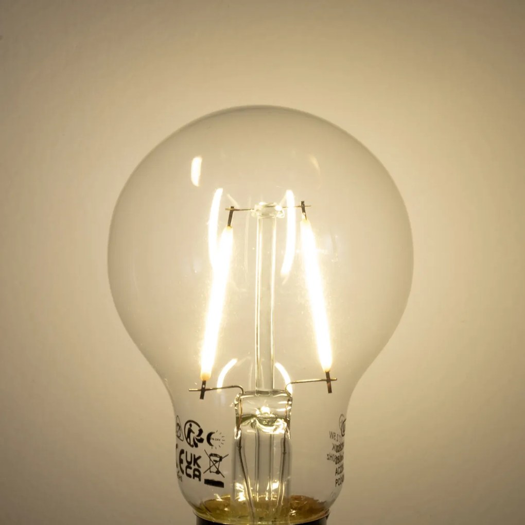 Set de 5 becuri LED E27 A60 Senzor Lux 2,5W 250 lm 3000K