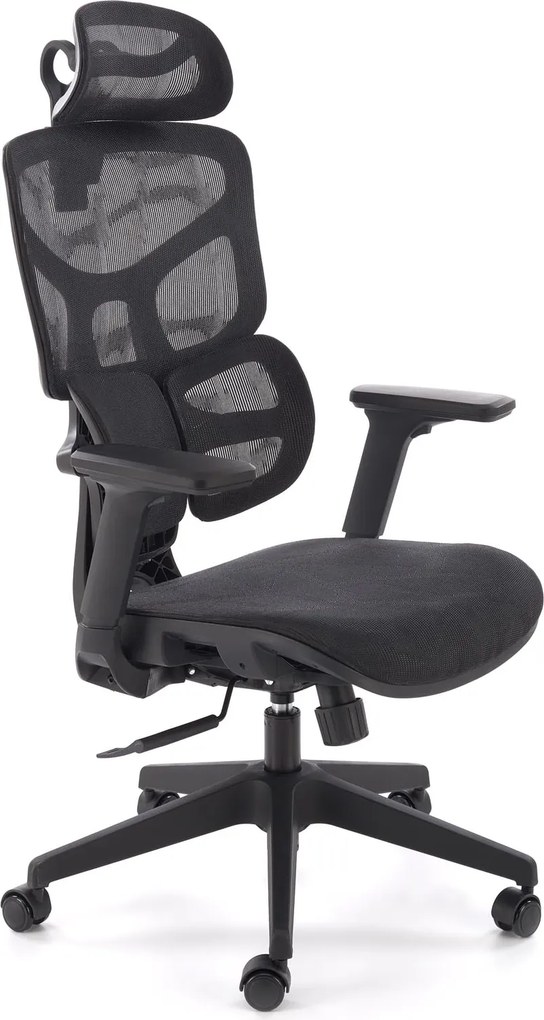 Scaun de birou ergonomic Macar - negru