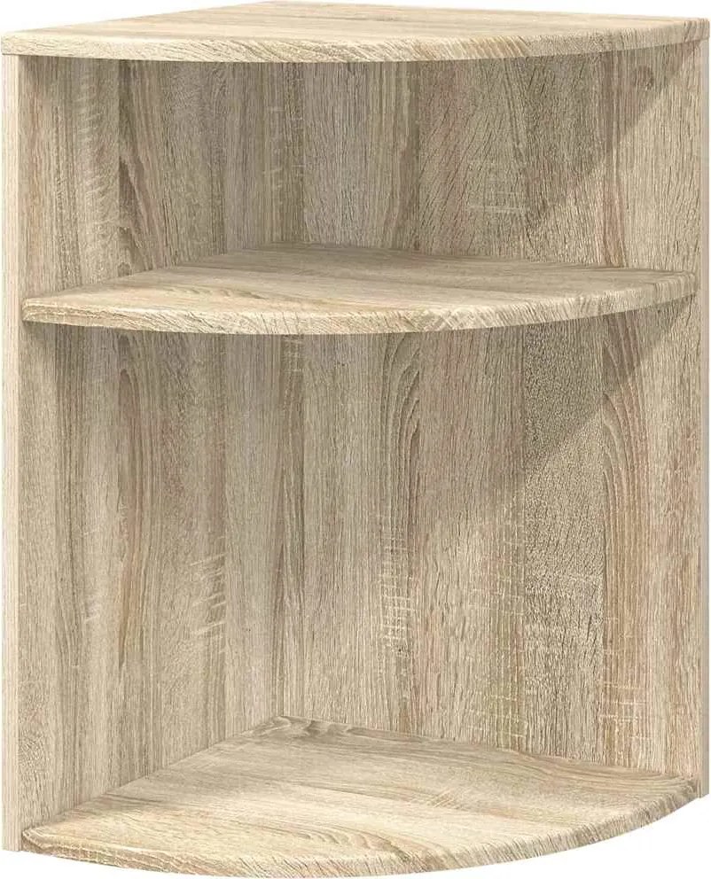 vidaXL Masă laterală Stejar Sonoma 39,7 x 39,7 x 60 cm Lemn compozit