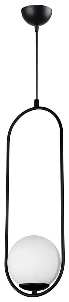 Lustră Squid Lighting Arch, înălțime 146 cm, negru