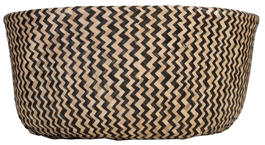 Coș depozitare din iarbă de mare Compactor Zic Zac, ⌀ 45 cm