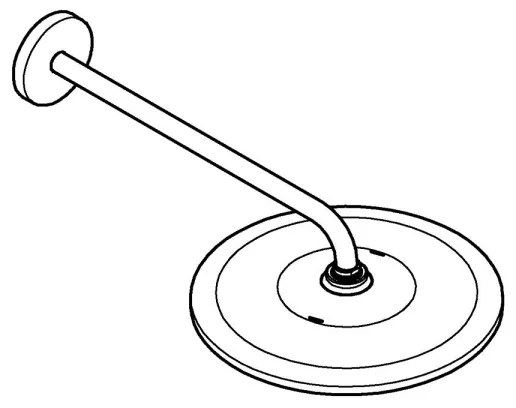 GROHE 26557000 - Set cap de duș RAINSHOWER 310, 422 mm, crom lucios