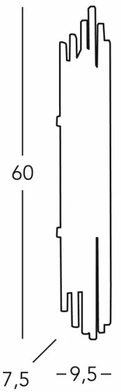 Aplică Kolarz 0342.63.5 ONTARIO 3xE14/40W/230V 60 cm crom lucios