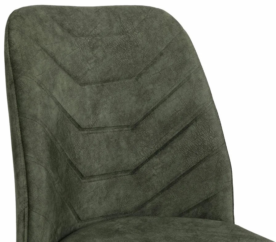 Set de scaune de sufragerie Dallas Dark Green, 4buc., 4 buc