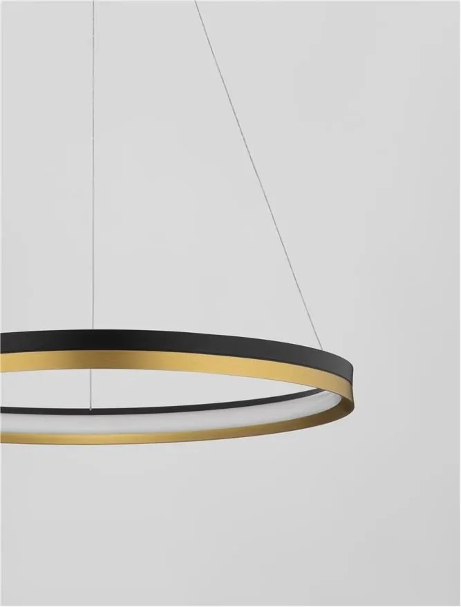Lustra LED design modern circular MR JOHN, diametru 60cm