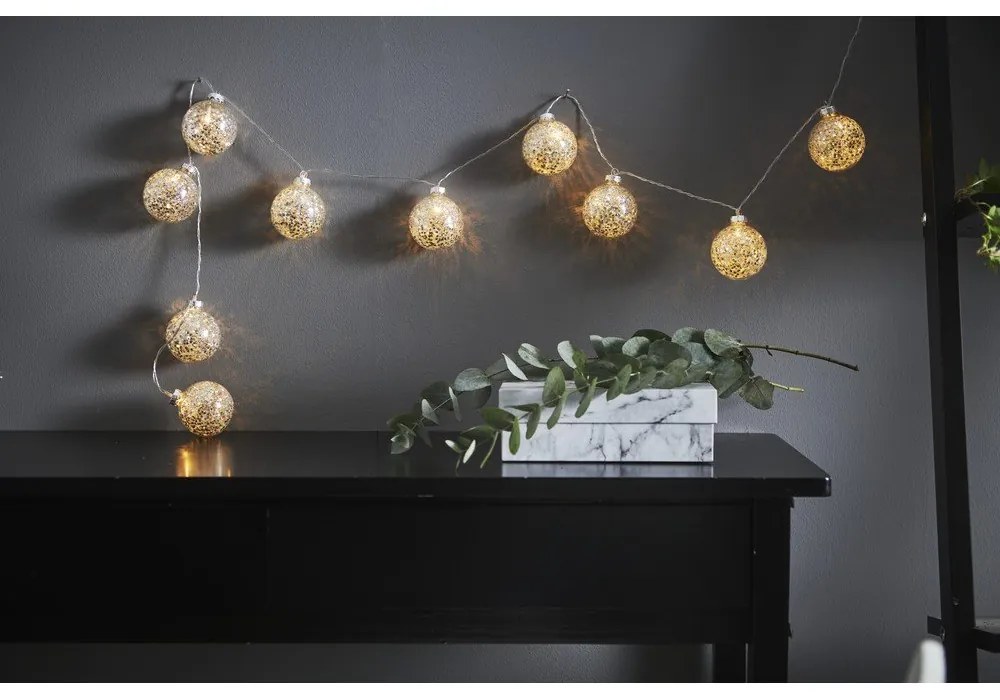 Șirag luminos de Crăciun 130 cm Glitter - Star Trading