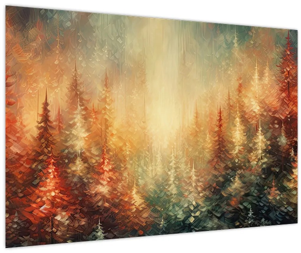 Tablou - Pictura de păduri (90x60 cm)