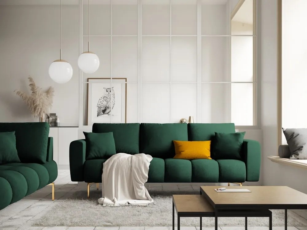 Canapea Hastings 3 locuri catifea L220 cm