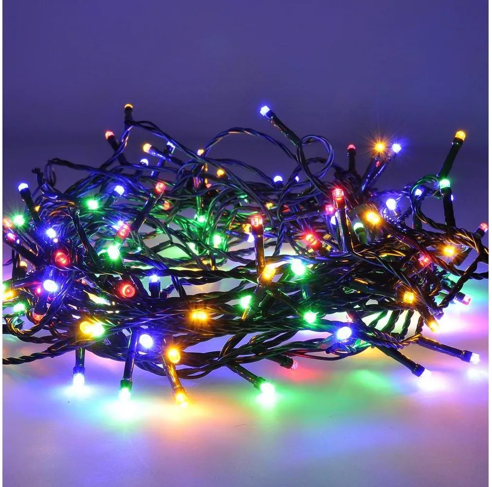 Brilagi - Ghirlandă LED de exterior pentru Crăciun 150xLED/8 funcții 18 m IP44 multicoloră