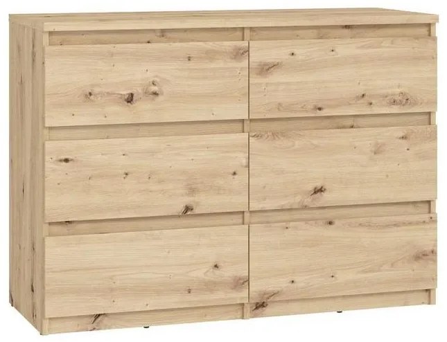 Comodă MAO cu sertare, stejar artisan