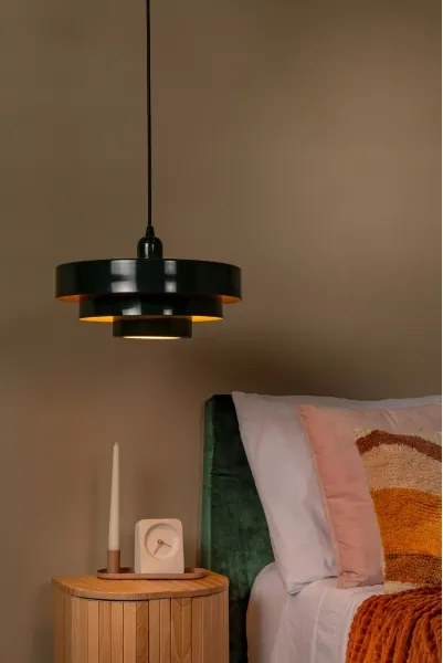 Lucide 21443/35/33 - Pendul pe cablu RUNA 1xE27/40W/230V verde