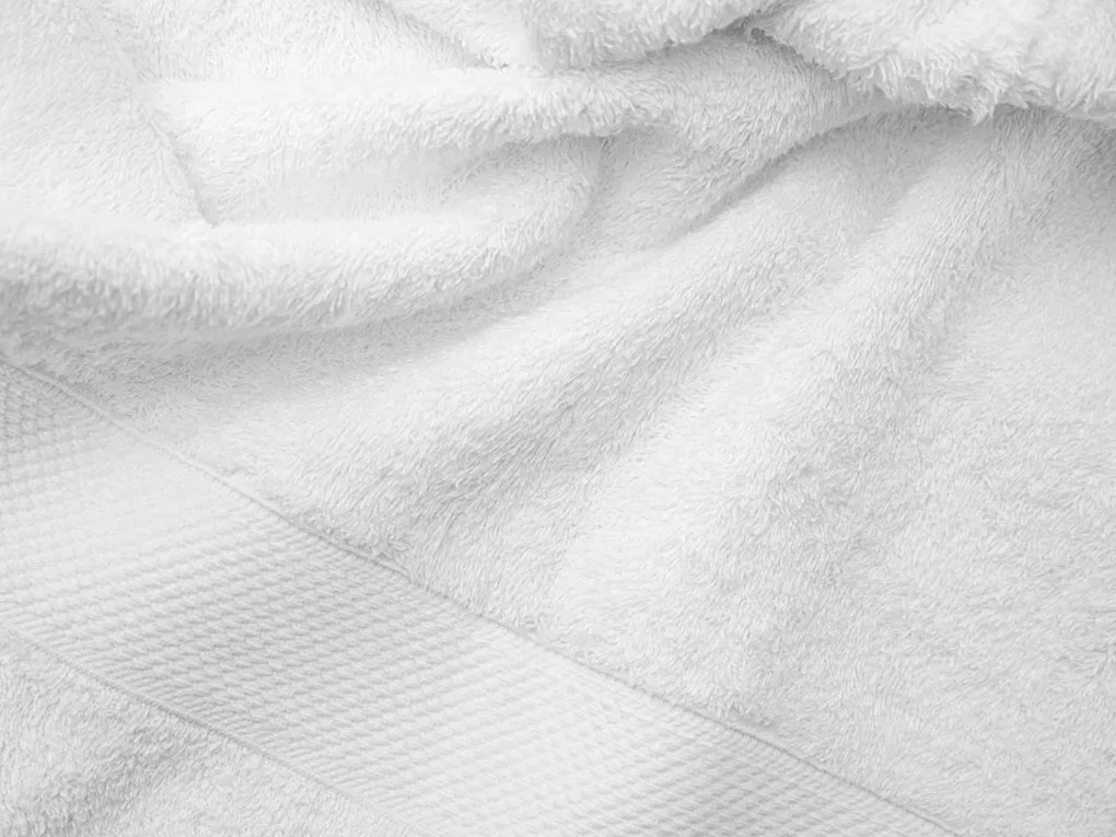 Prosop de baie hotel Culoare alb, POPCORN 68x135 cm