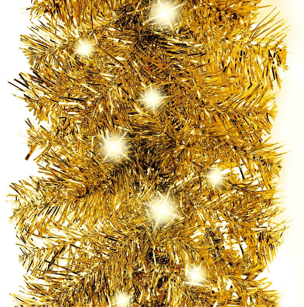 Ghirlanda de Craciun cu lumini LED, auriu, 5 m 1, Auriu, 5 m