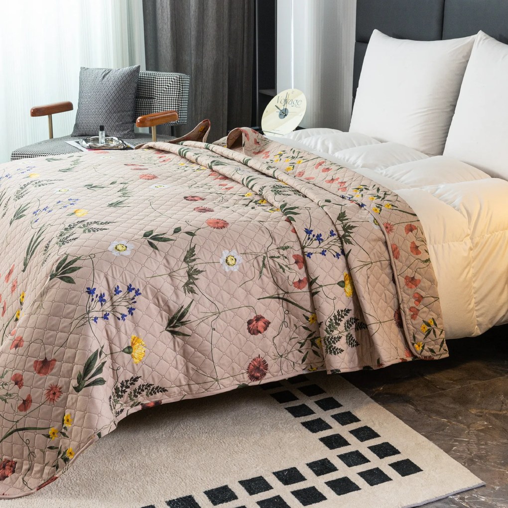 Cuvertura de pat HERBAR bej Dimensiune: 170 x 210 cm